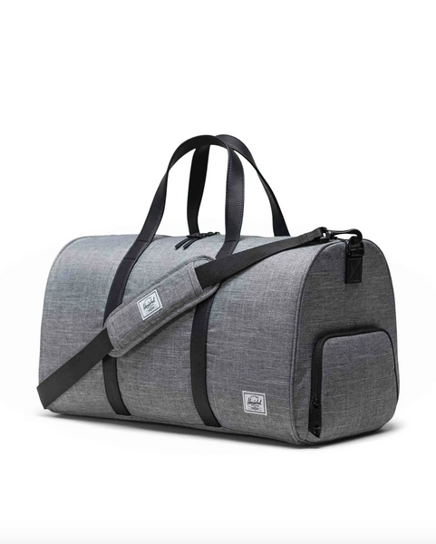 Herschel- Novel Duffle Raven Crosshatch