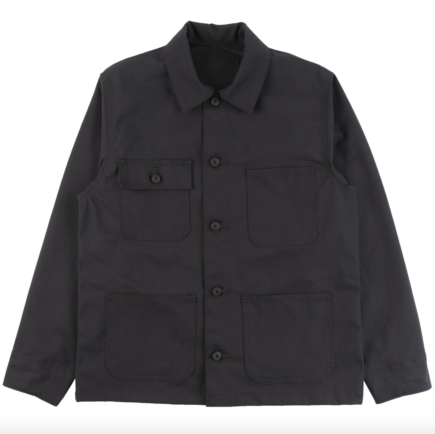 Naked & Famous- Chore Coat Black Canvas