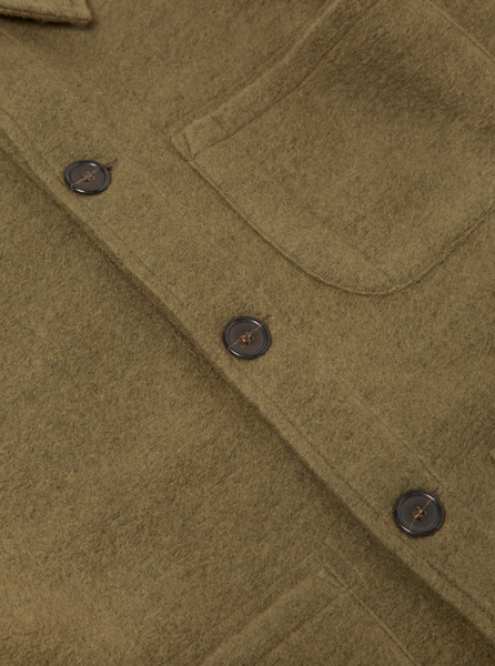 Universal Works- Field Jacket Wool Fleece Lovat