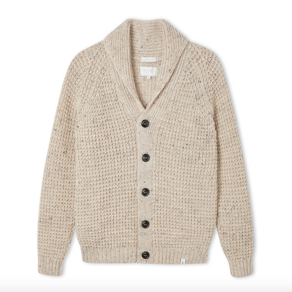 Peregrine- Waffle Shawl Cardigan