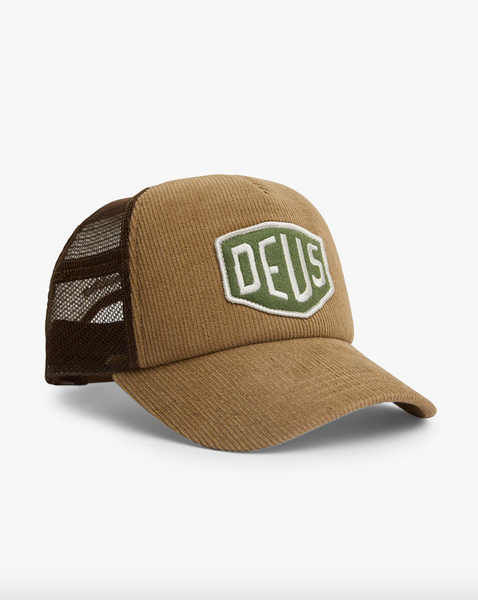 Deus Ex Machina- Shield Cord Trucker Hat Tob.