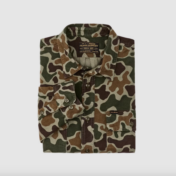 Filson- Field Flannel Shirt Frog Camo
