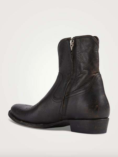 Frye- Austin Leather Boots with Zip