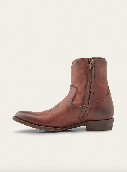 Frye Austin Leather Boots with Zip