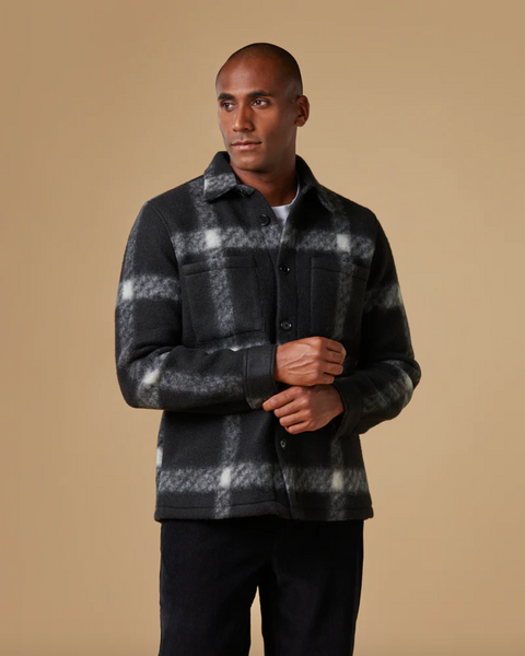 Portuguese Flannel- Plaid Fleece Overshirt