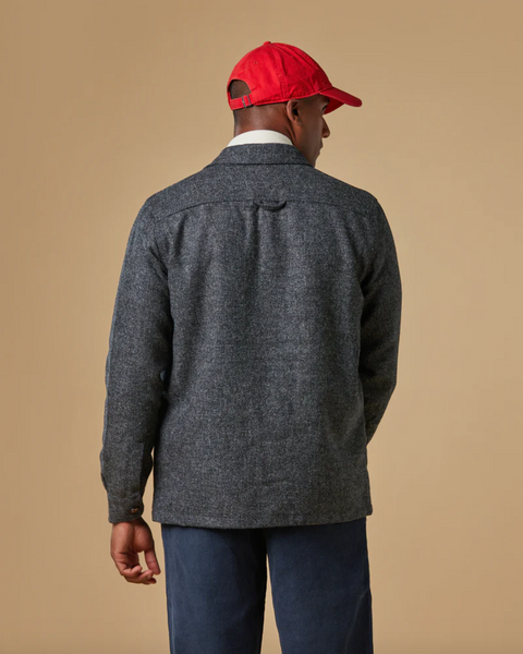 Portuguese Flannel- Wool Field Overshirt Grey