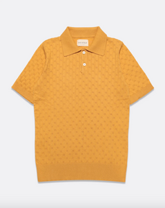 Far Afield- Jacobs SS Polo Lace Honey Gold