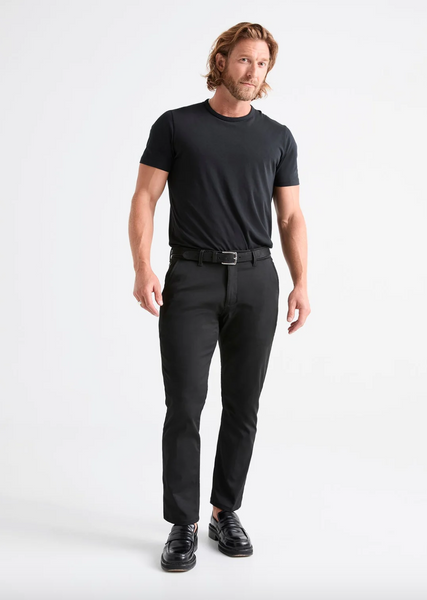 Duer- Smart Stretch Relaxed Trouser Black