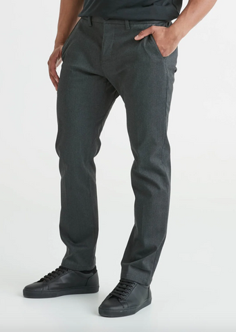 Duer- Smart Stretch Relaxed Trouser Charcoal Heather