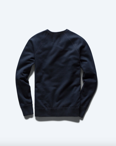Reigning Champ- Knit Mid Weight Terry Long Sleeve Crew Neck Navy