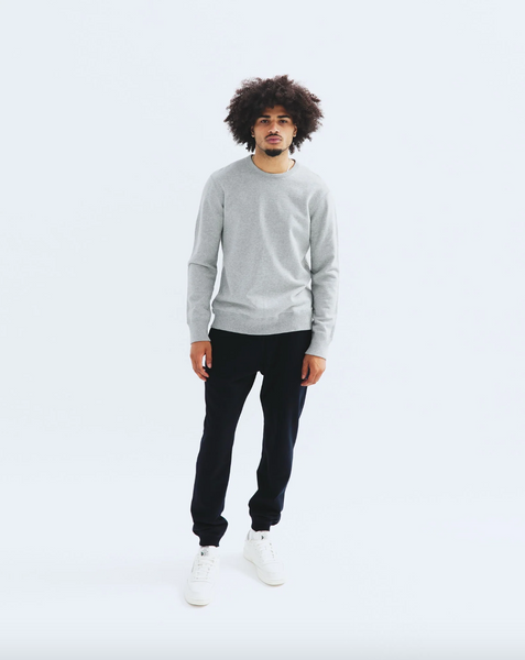 Reigning Champ- Knit Mid Weight Terry Crew Neck H. Grey