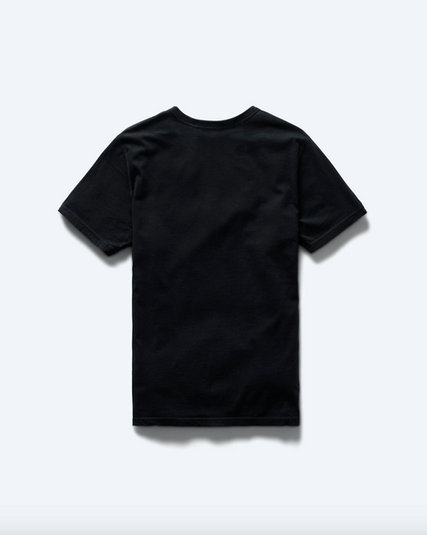 Reigning Champ- Knit Cotton Jersey Tee Black