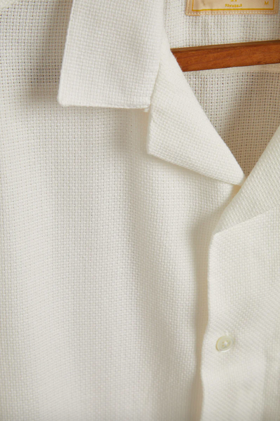 Portuguese Flannel- Pique White