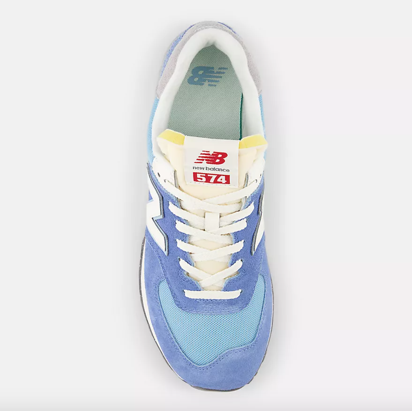 New balance wl574 hellblau best sale