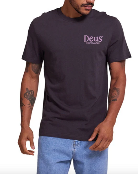 Deus Ex Machina- Metro Tee Anthracite