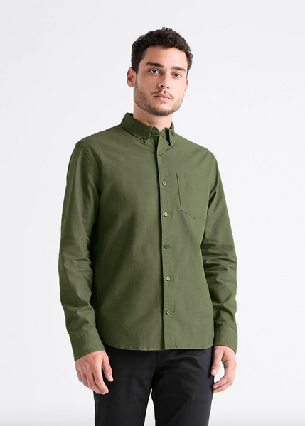 Duer- Performance Stretch Button Down Fern