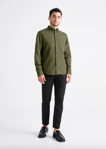 Duer- Performance Stretch Button Down Fern