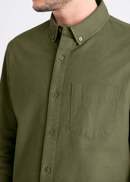 Duer- Performance Stretch Button Down Fern