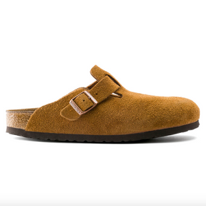 Birkenstock- Boston Soft Footbed VL Mink Suede