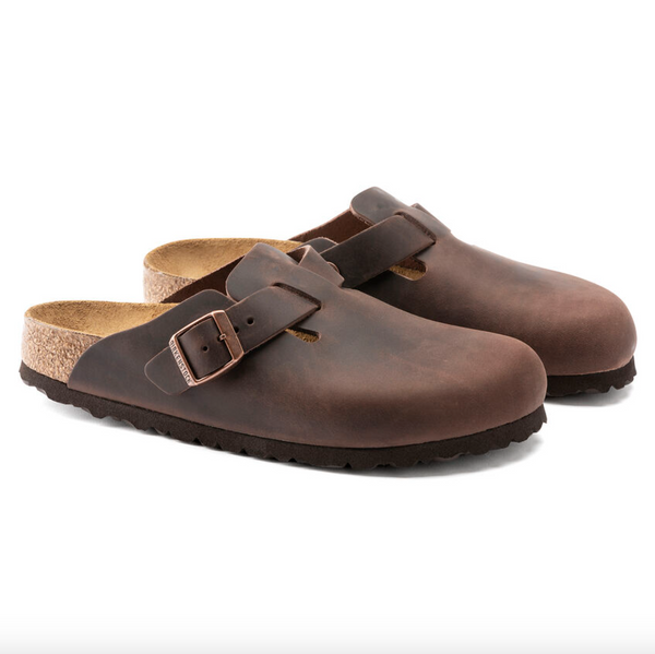 Birkenstock- Boston Oiled Leather Habana