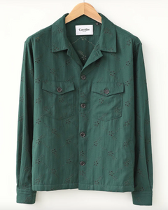 Corridor- Eyelet Military Jacket Green