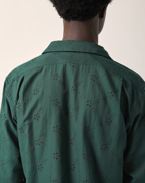 Corridor- Eyelet Military Jacket Green