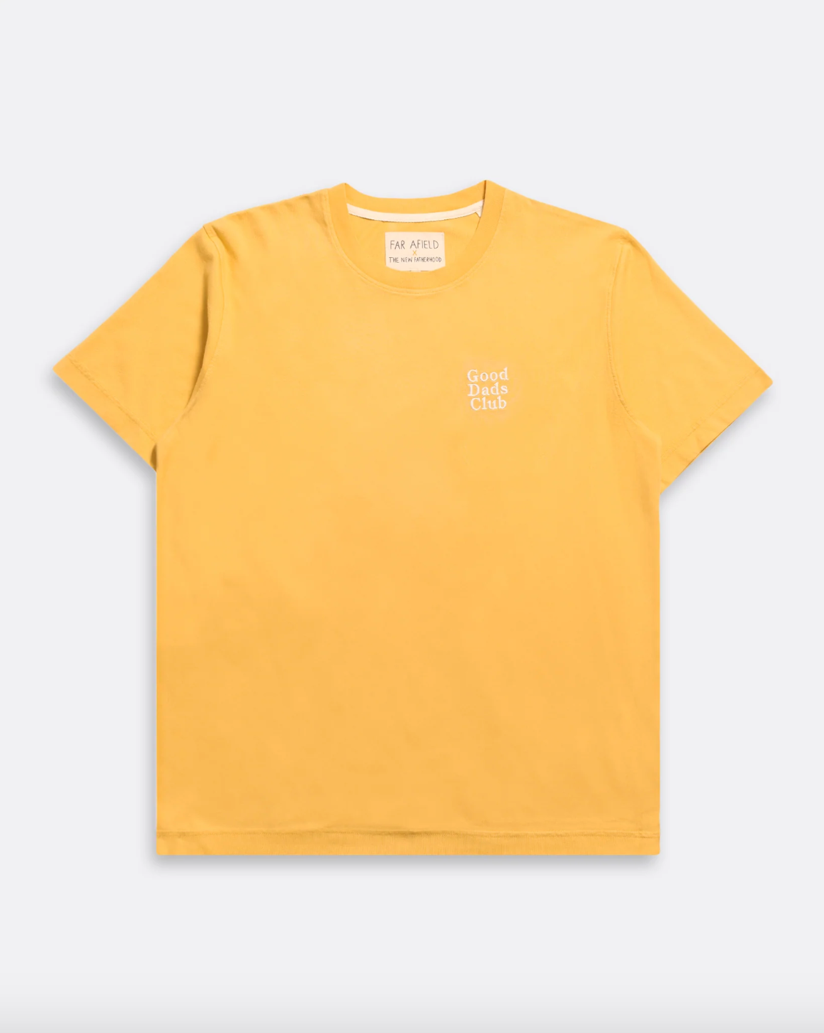 Far Afield- Basic Tee Good Dads Club Yellow