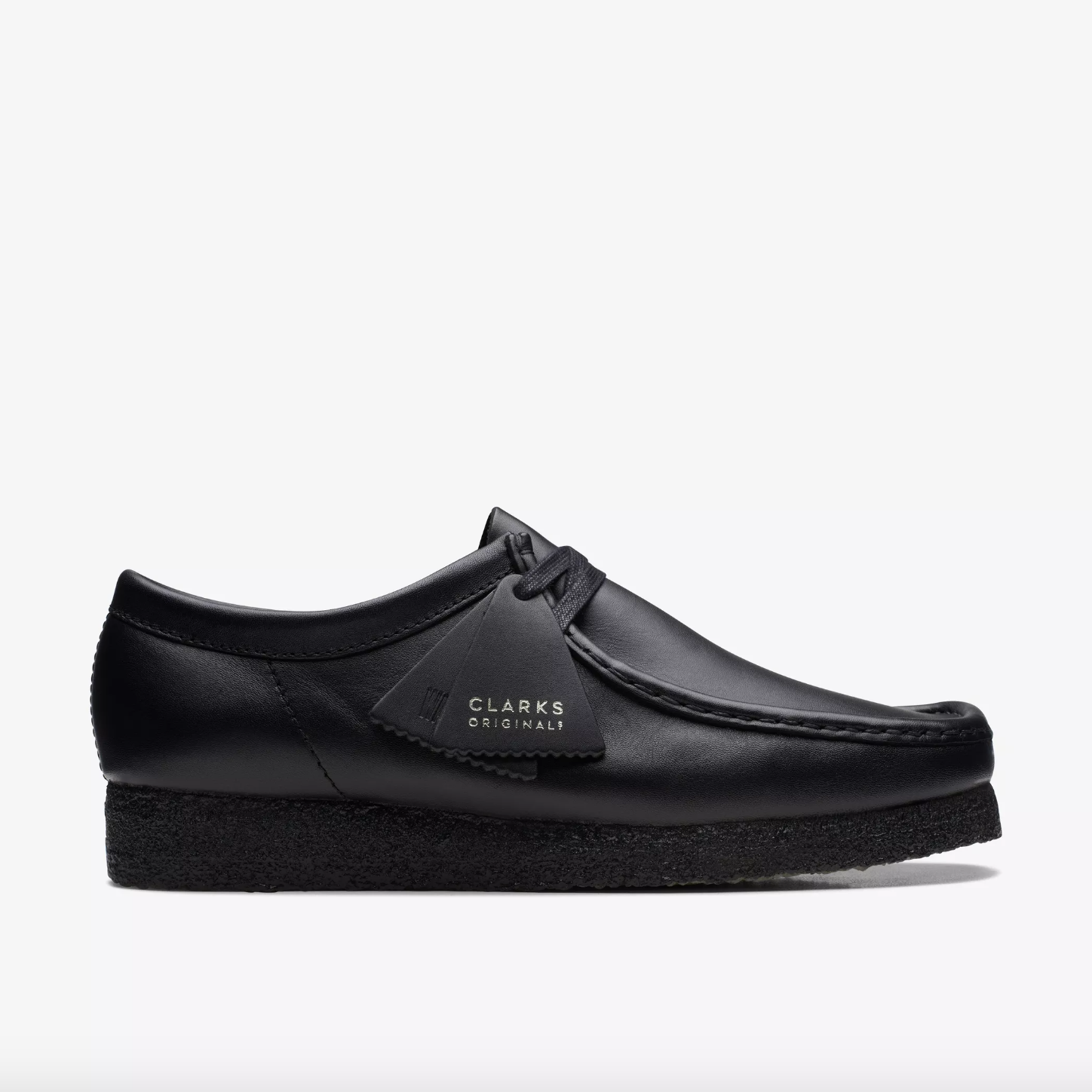 Clarks- Wallabee Black Leather