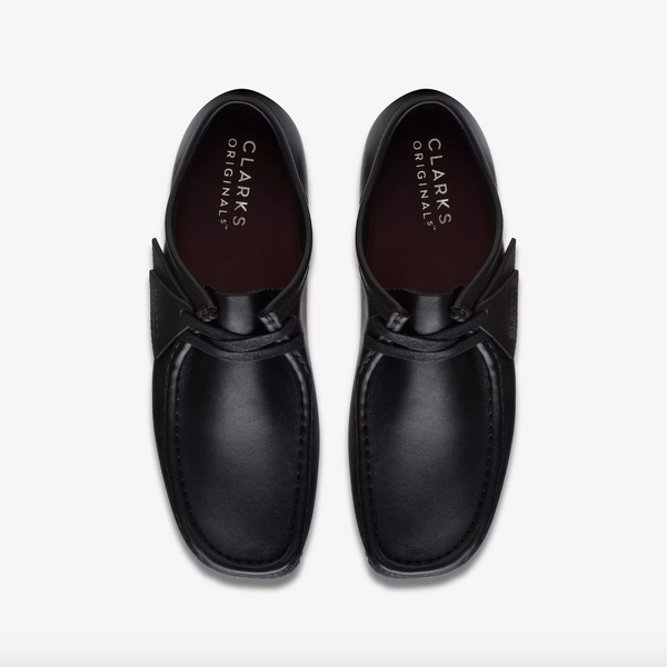 Clarks- Wallabee Black Leather