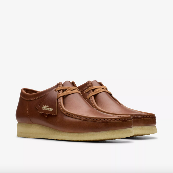 Clarks- Wallabee Tan Leather