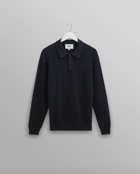 Wax London- Oban Polo Check Stitch