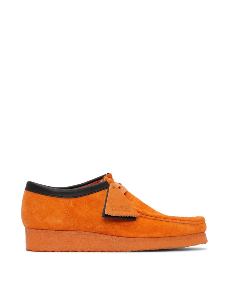 Clarks Wallabee Derby Orange