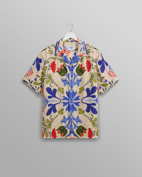 Wax London- Didcot SS Shirt Summer Floral Multi