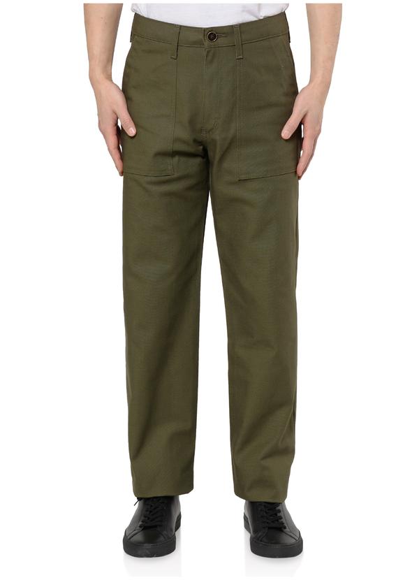 Naked& Famous Work Pant Olive