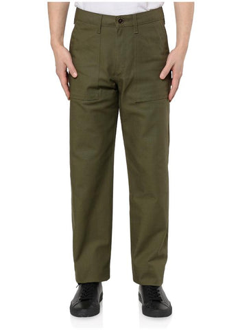 Naked& Famous Work Pant Olive