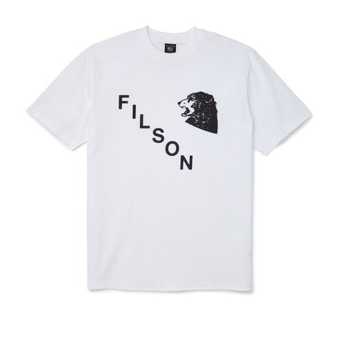 Filson Pioneer Graphic Tee White Bear