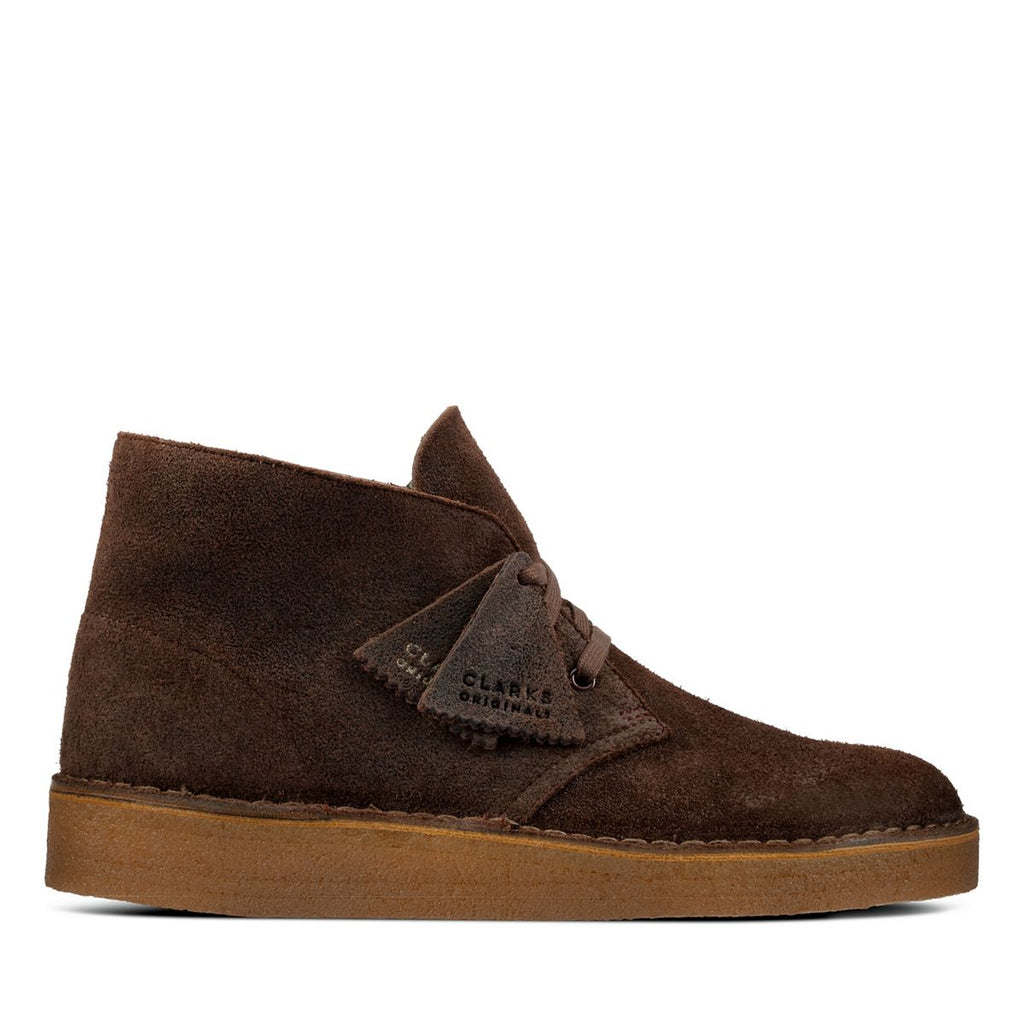 Brown suede clarks sale