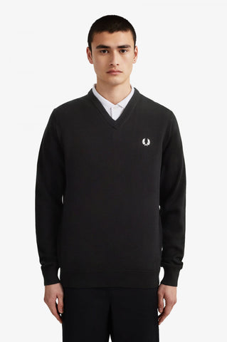 Fred Perry- Classic V Neck Jumper K9600-102