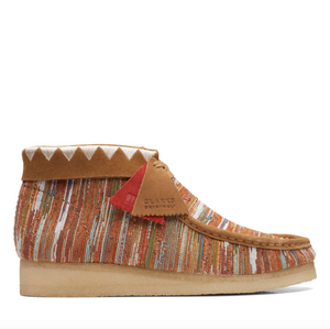 Clarks Wallabee Boot Ginger Fabric