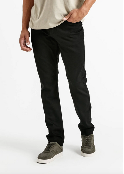 Duer- Performance Denim Relaxed Taper Black