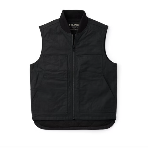 Filson- Tin Cloth Insulated Work Vest Black