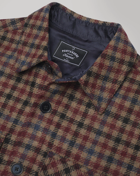 Portuguese Flannel- Wool Modem Overshirt