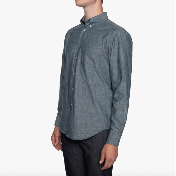 Naked& Famous- Easy Shirt 5oz Rinsed Chambray