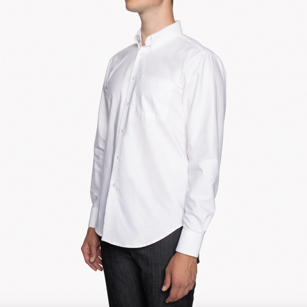 Naked & Famous- Easy Shirt Oxford White