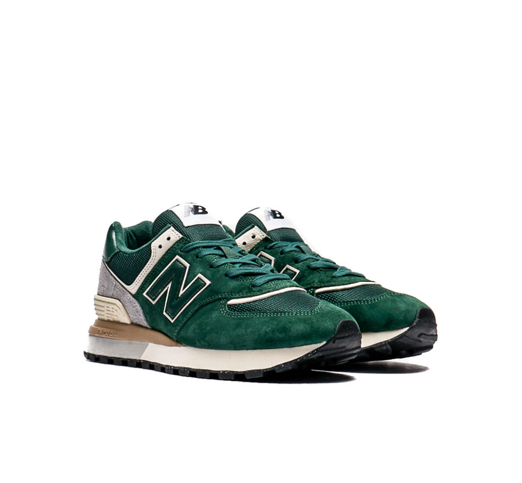 New balance clearance 574 green white