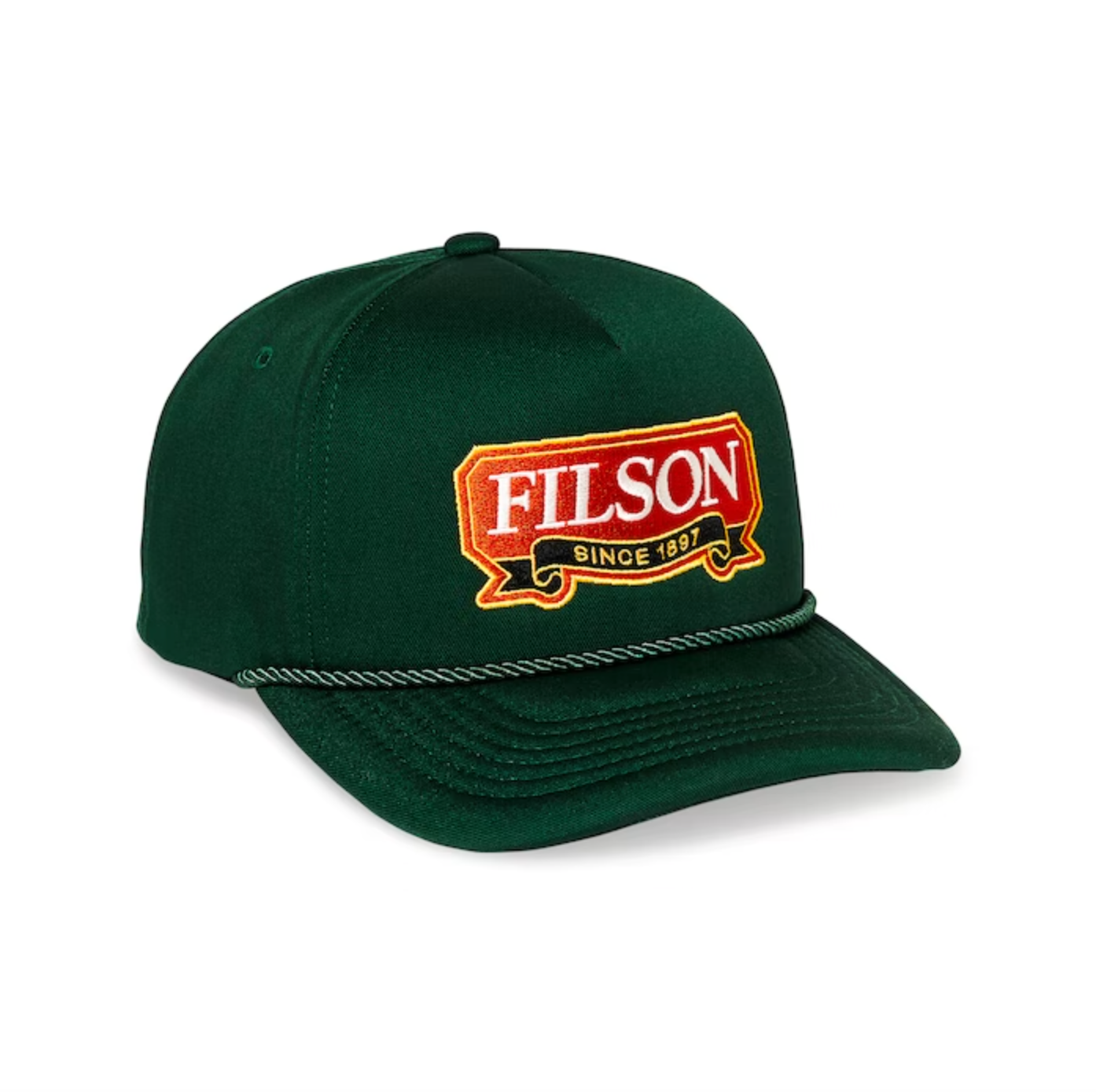 Filson- Harvester Cap Spruce/ Ribbon