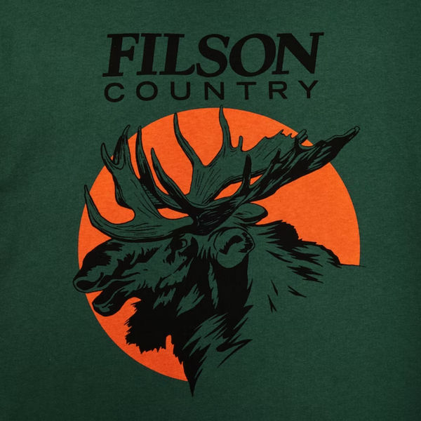 Filson- S/S Pioneer Graphic T-Shirt Green/ Moose
