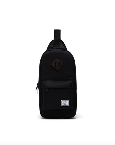 Herschel- Heritage Shoulder Bag Black/Chicory Coffee