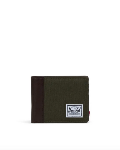 Herschel- Hank Wallet II Ivy Green/Chicory Coffee