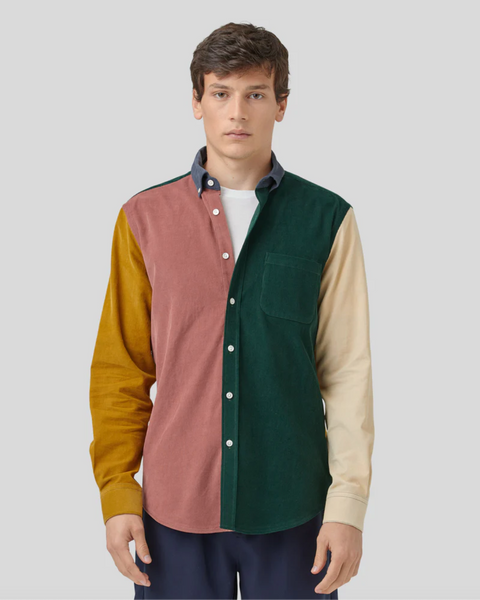 Portuguese Flannel- Cord Shirt Patchwork